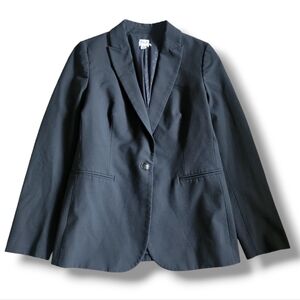 New J.‎ Crew Black Parke Blazer Suit Jacket Size 4